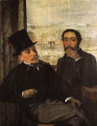 Edgar Degas Degas and Evariste de Valernes(1816-1896) Sweden oil painting art